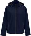 04448 Lds Race Hood SOL'S Ladies Race Hooded Soft Shell Jacket French Navy colour image